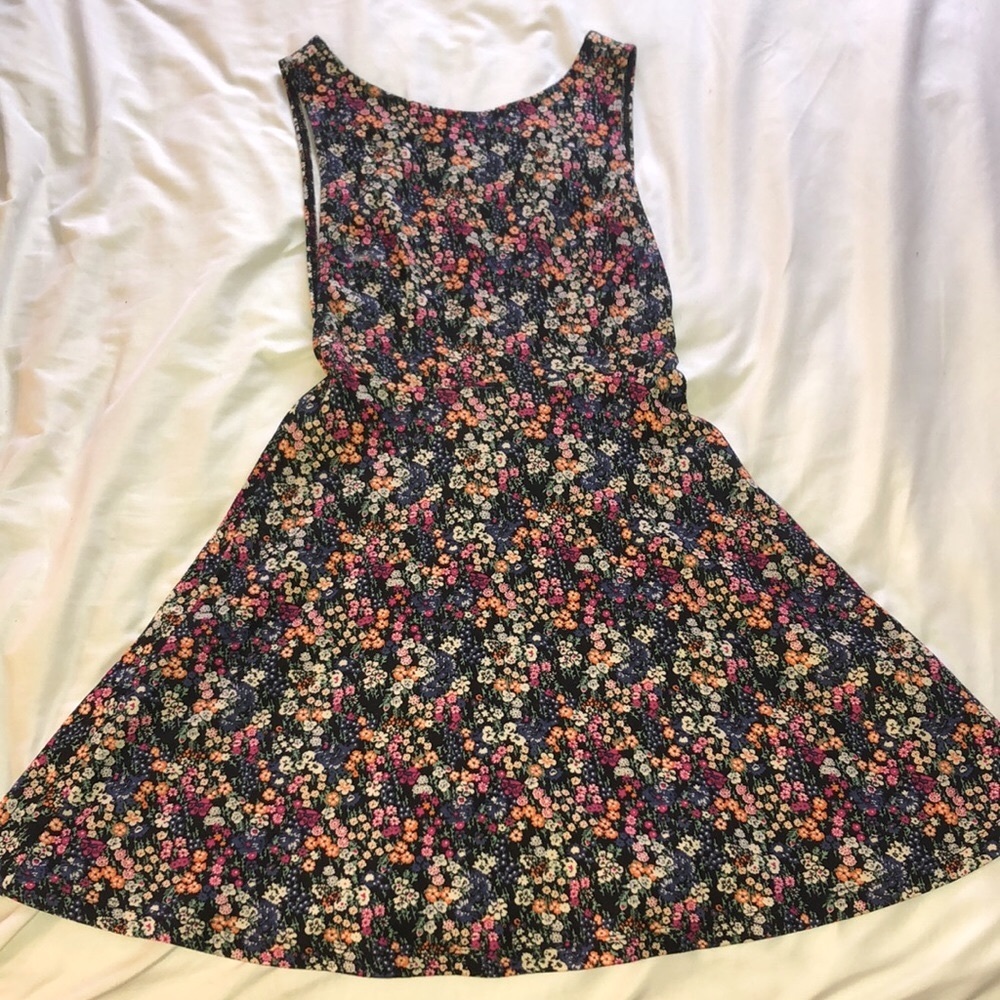 Floral print dress